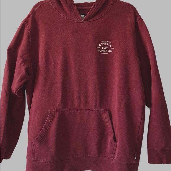 O’Neill Surf Hoodie | Maroon Graphic Pullover | Men’s XL | Skate & Surf Style - Picture 8 of 10